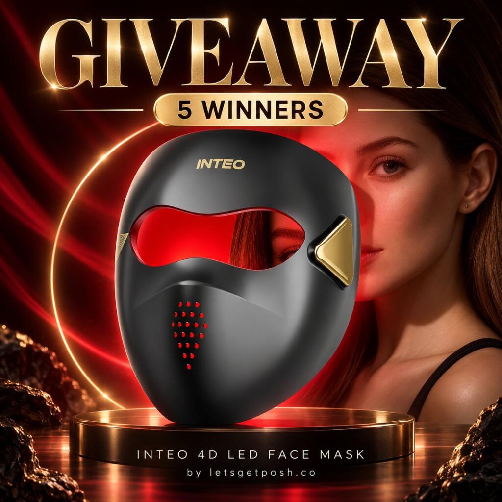 ✨ INTEO 4D Wireless Red Light Therapy LED Face Mask Giveaway | 5 Winners! ✨