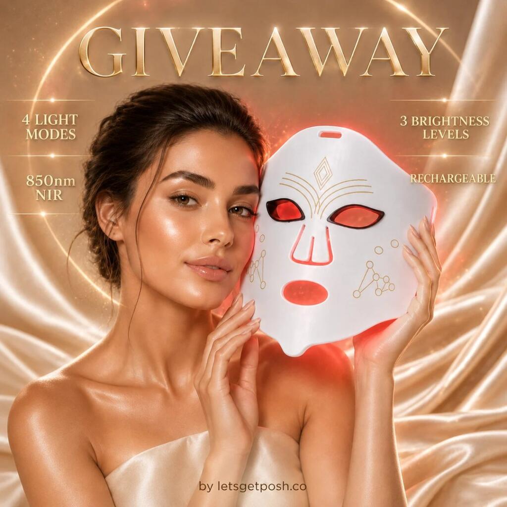 ✨ WIN a Red Light Therapy Face Mask! ✨