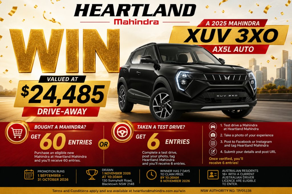 Win a Mahindra XUV 3XO AX5L