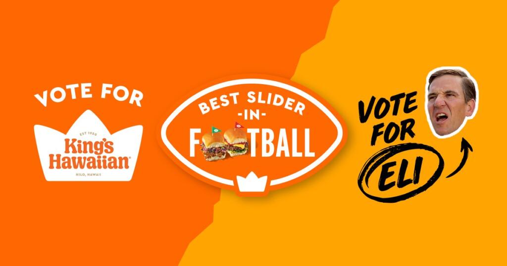 The KING’S HAWAIIAN Best Slider In Football Sweepstakes