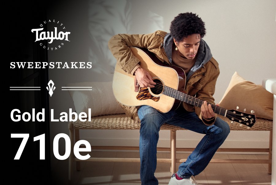 Taylor Guitars Gold Label 710e United States Sweepstakes
