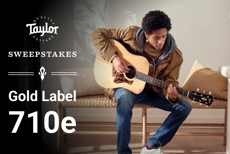 Taylor Guitars Gold Label 710e United States Sweepstakes
