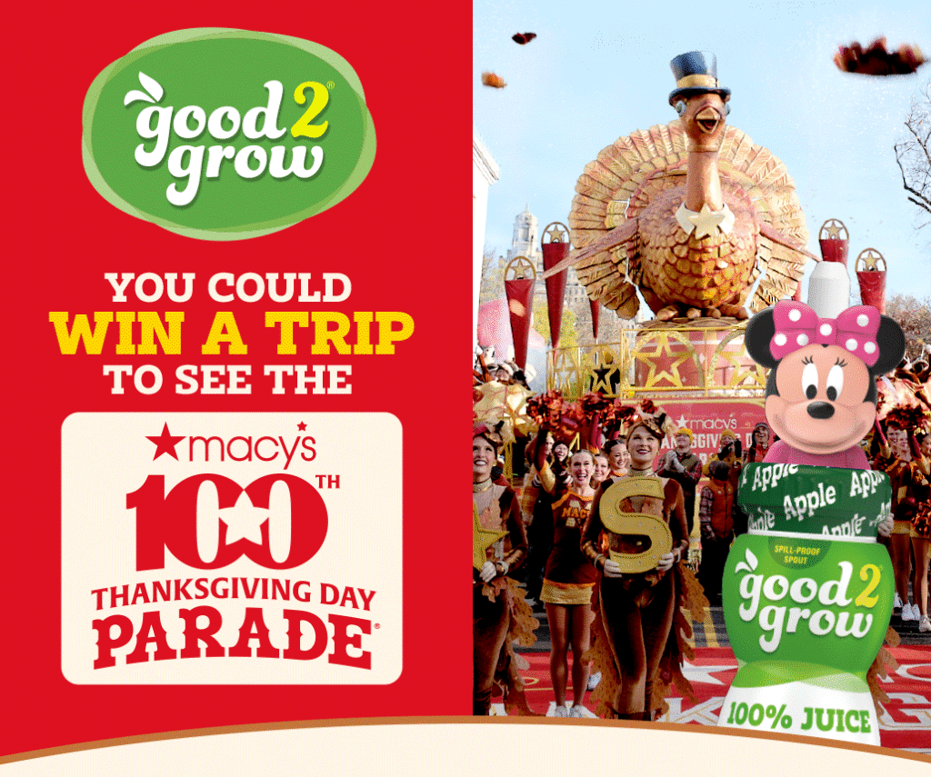 Good2grow Macy’s Thanksgiving Day Parade Sweepstakes
