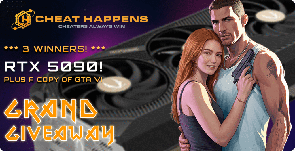 Cheat Happens RTX 5090 + GTA VI Giveaway