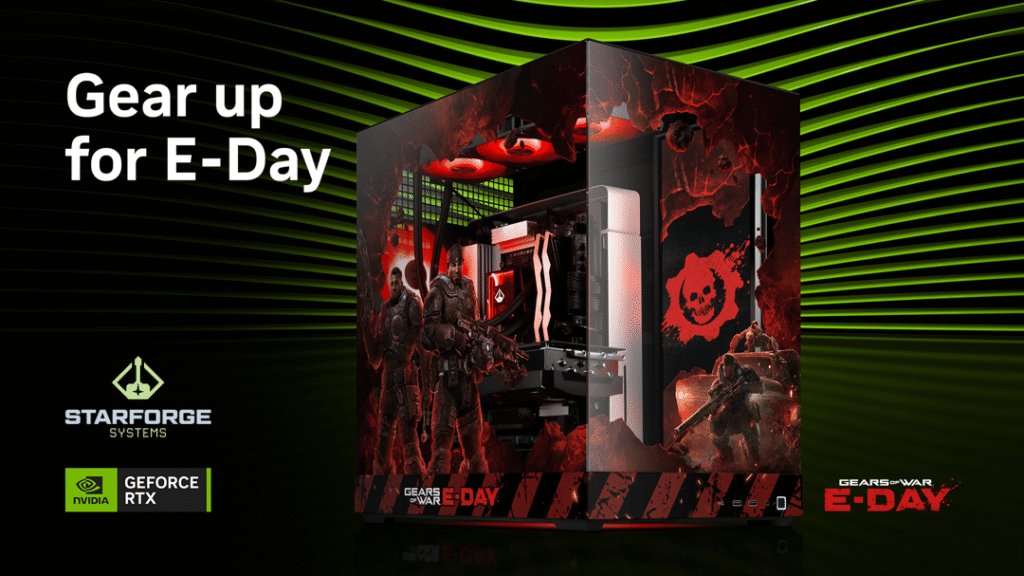 Starforge Systems x NVIDIA Gears of War: E-Day PC Giveaway
