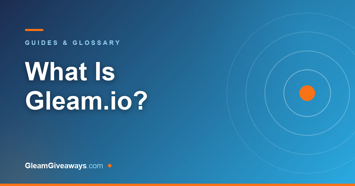 What is Gleam.io? Who actually gives you the prize