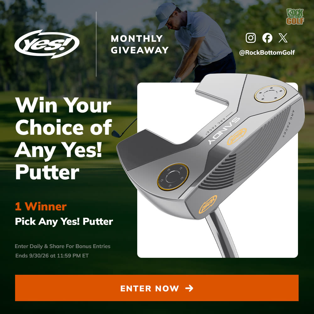 You Could Win During Rock Bottom Golf’s YES! Giveaway