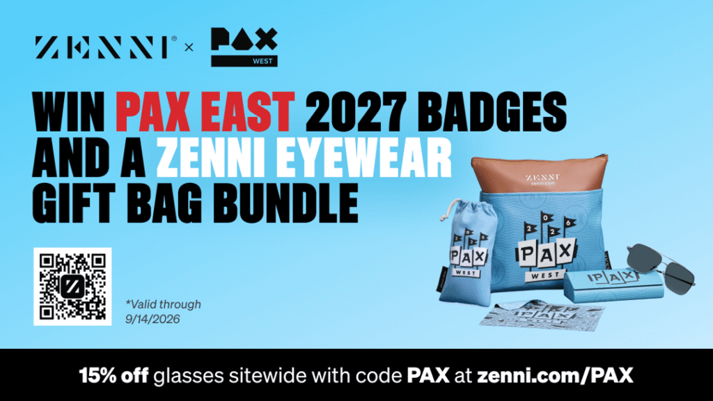 Zenni x PAX East 2027 Giveaway