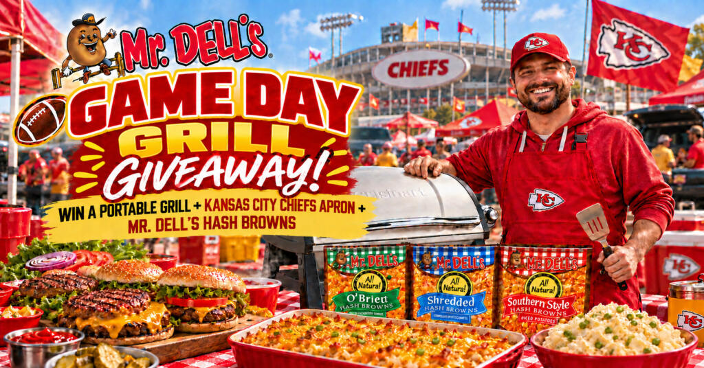 Win a Grill, Hashbrowns and KC Chiefs Apron