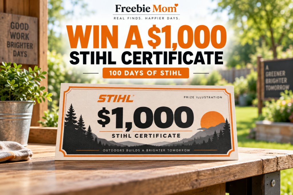 Win a $1,000 STIHL Certificate—Free Entry Form