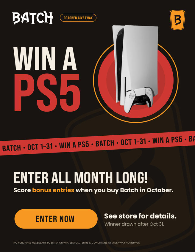 Batch PS5 Giveaway