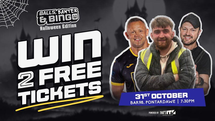WIN 2 FREE TICKETS TO BALLS, BANTER & BINGO