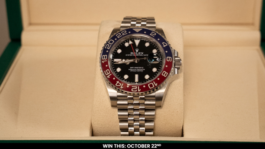 Punch 4 Parkinson’s (P4P) Rolex GMT-Master II “Pepsi” Giveaway