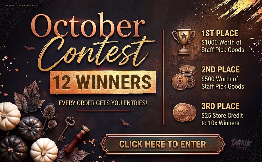🎃 DankMart October Giveaway Is Here – Win $1,000 in Cash & Prizes!