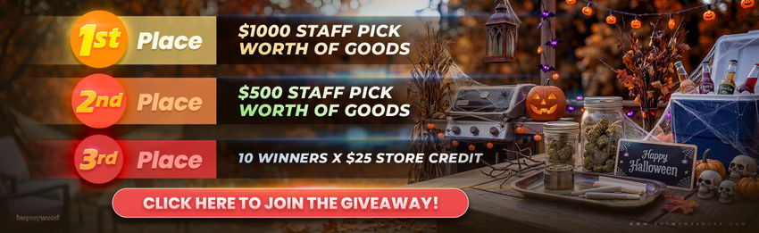 🎃 BuyMyWeedUSA October Giveaway – Over $1,000 in Prizes to Be Won!