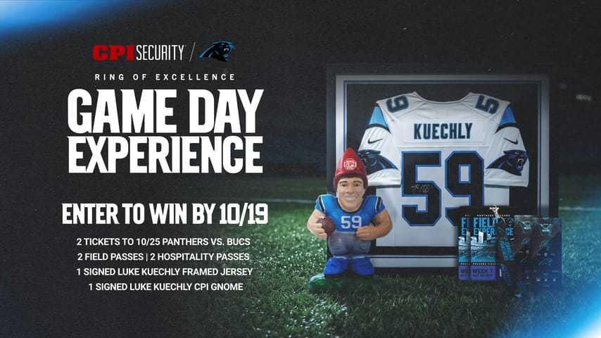 Carolina Panthers/CPI Security–Ultimate Fan Experience Sweepstakes