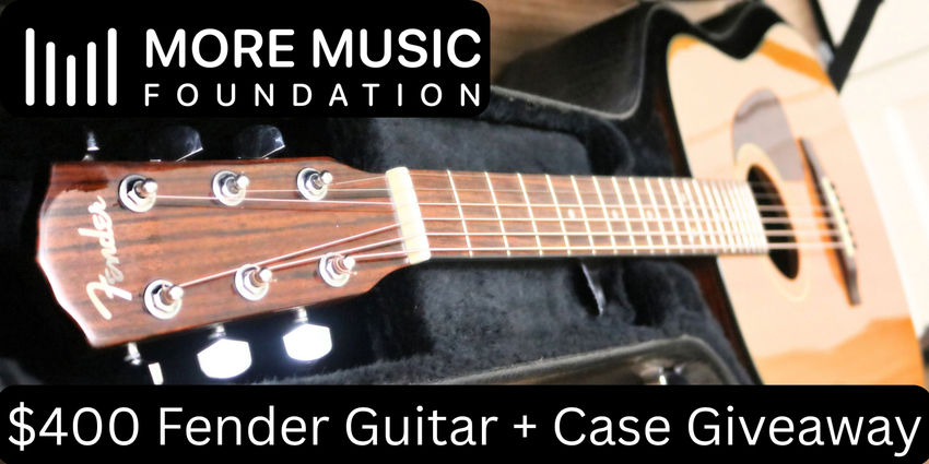 $400 Guitar – Enter to Win! More Music Foundation Giveaway