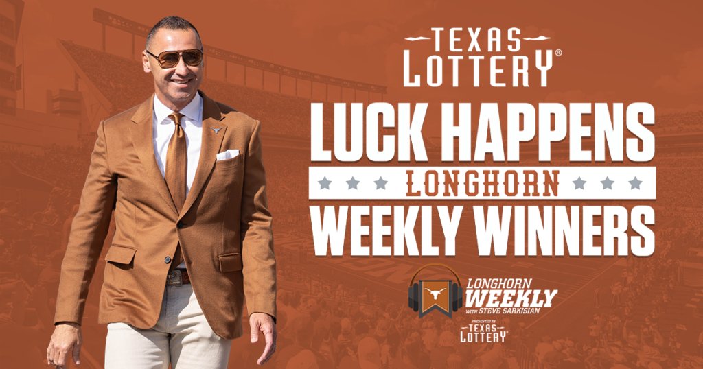 Texas Lottery Luck Happens Longhorn Weekly Winners Sweepstakes – 12 Winners