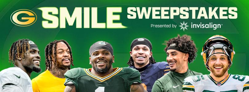 2026 Packers Smile Sweepstakes Presented by Invisalign