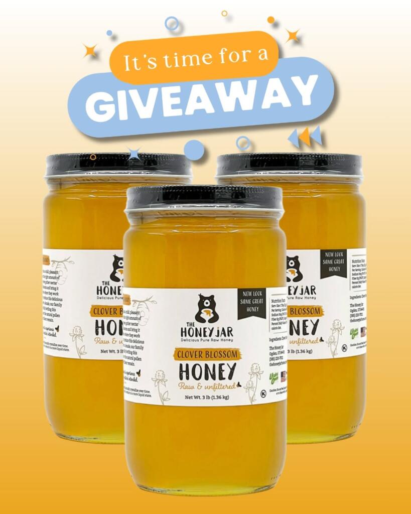 Win 3 Quarts of Clover Honey