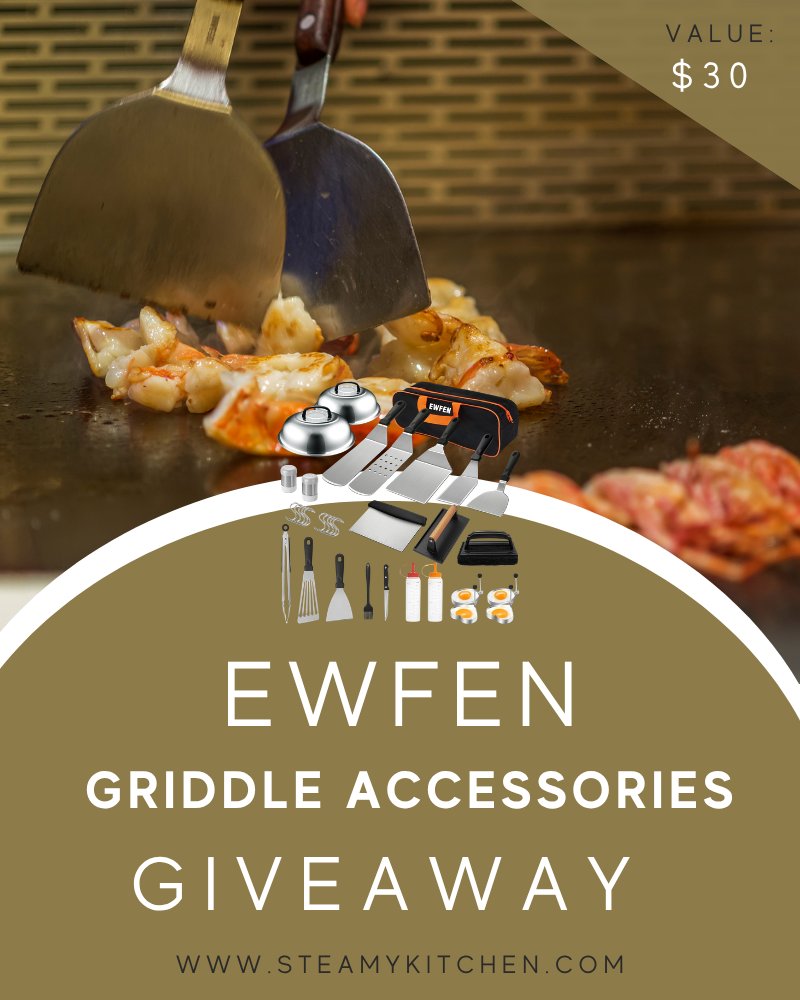 EWFEN 35PCS Griddle Accessories Giveaway – Steamy Kitchen Recipes