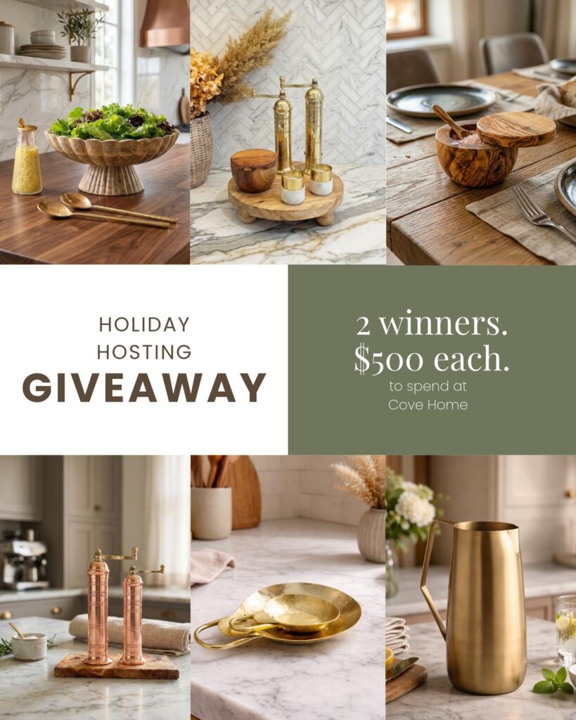 Cove Home $1,000 Gift Card Giveaway 2026