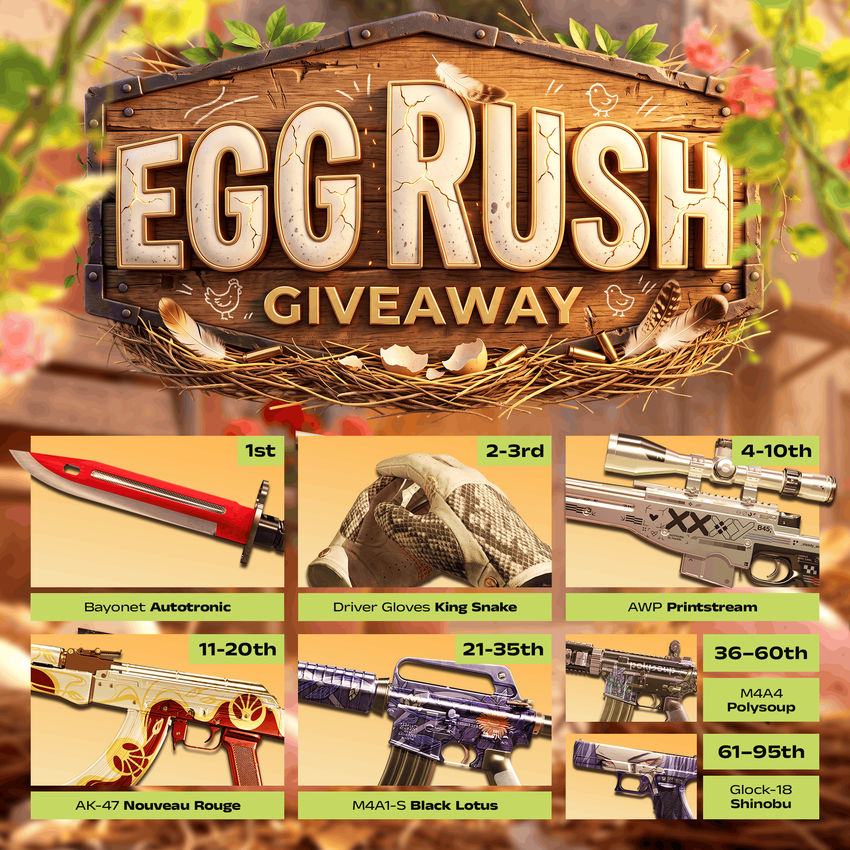 Egg Rush Giveaway
