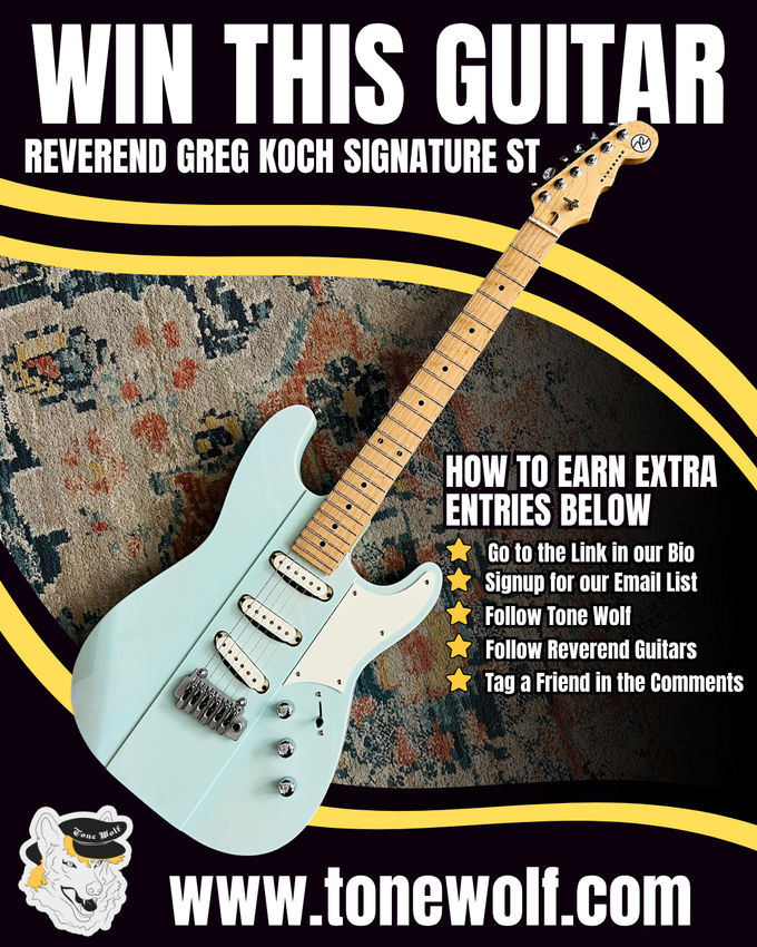 Win a Reverend Greg Koch Signature ST Guitar