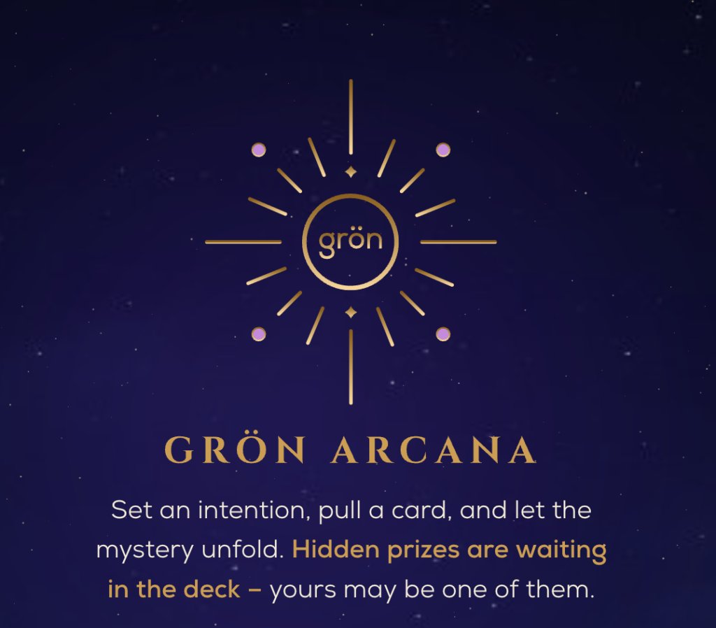 Grön Arcana Sweepstakes