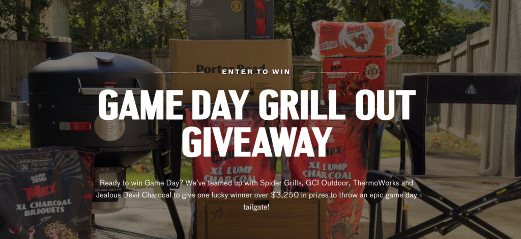 Game Day Grill Out Giveaway