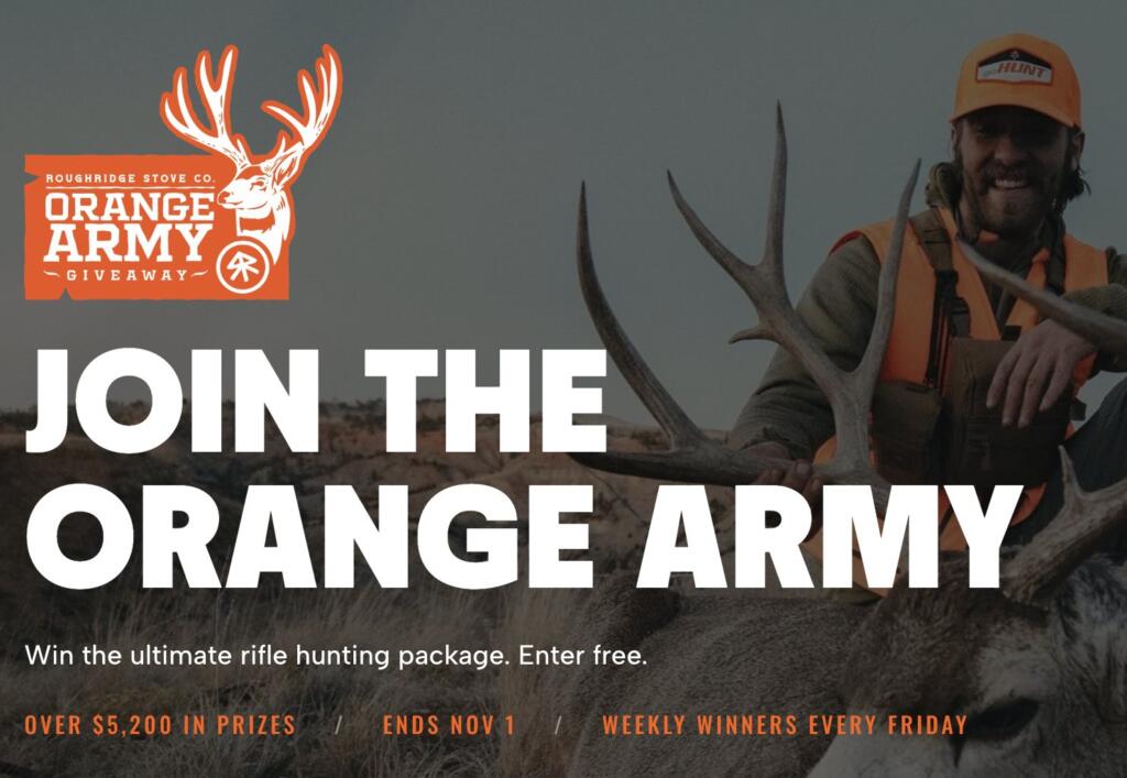 Win the ultimate rifle hunting package.