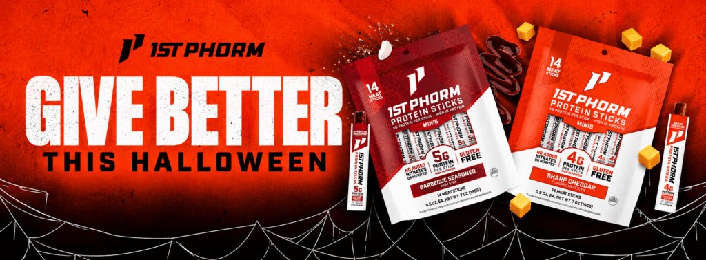 10,000 Mini Meat Stick Halloween Giveaway | 1st Phorm