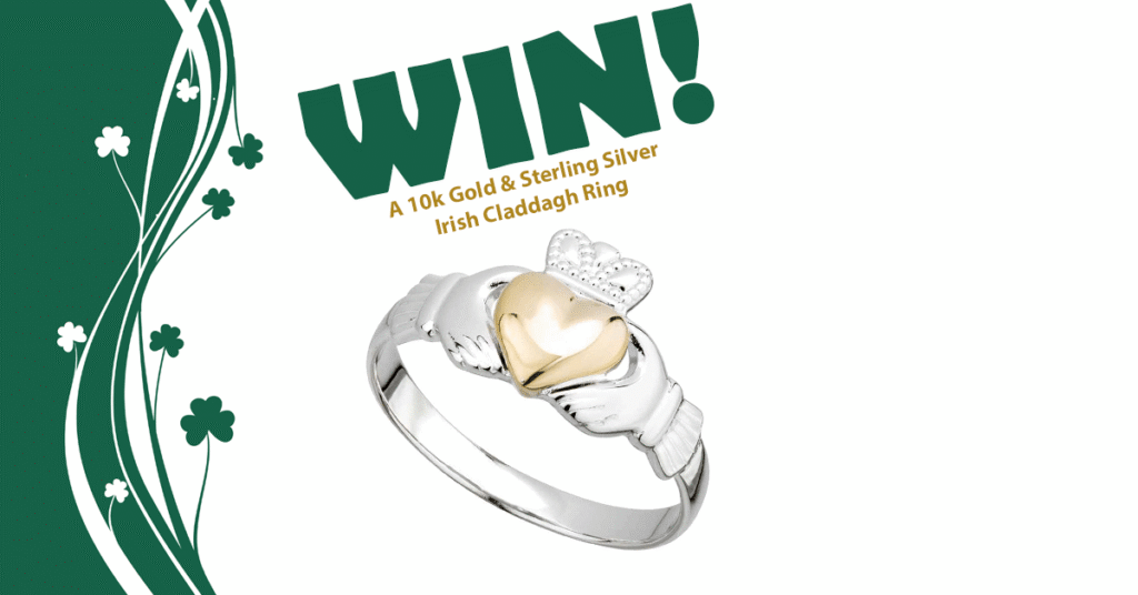 Enter to win an Irish Claddagh Ring