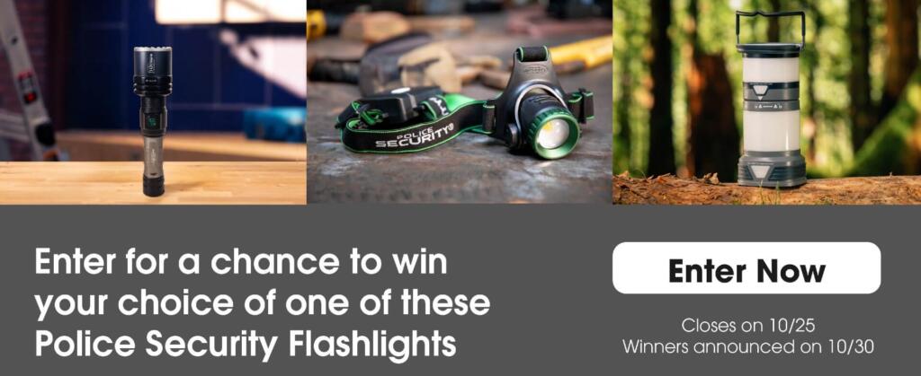 Pick Your Prize Fall Flashlight Giveaway