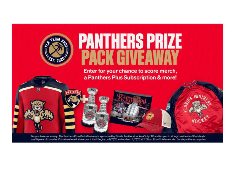 Florida Panthers Prize Pack Giveaway – Win Panthers Merch & More