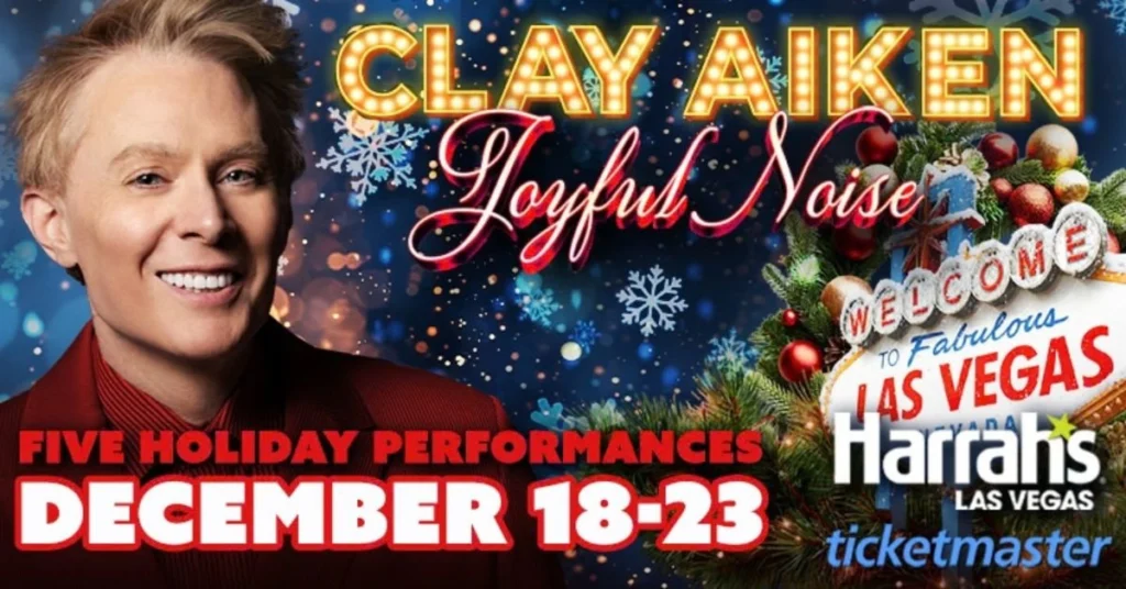 Win a Trip to Harrah’s Las Vegas for Clay Aiken’s First Las Vegas Residency Sweepstakes