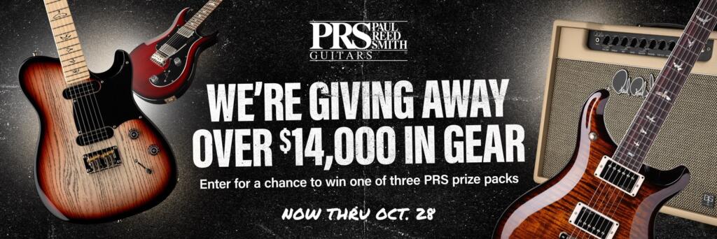 Guitar Center PRS Giveaway: 3 Winners Get Music Gear!