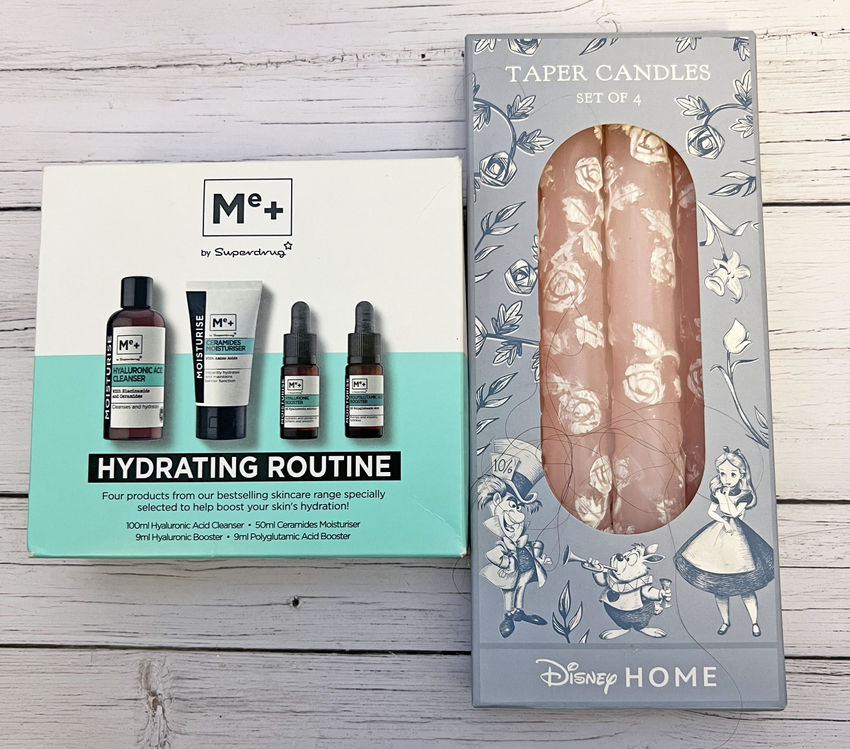 Alice in Wonderland Taper Candles and Me+ Hydrating Routine