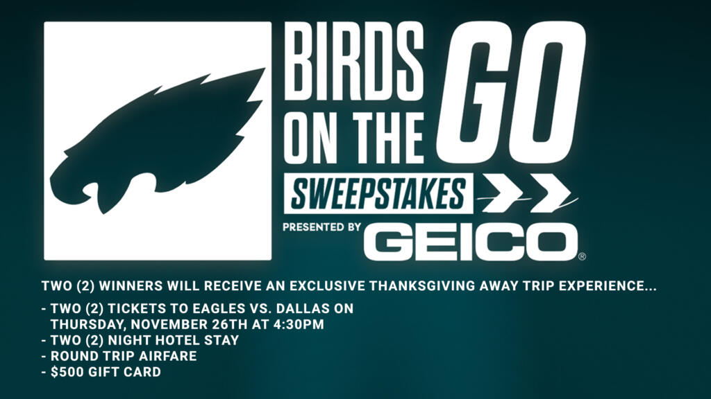 Philadelphia Eagles–Birds On The Go Sweepstakes