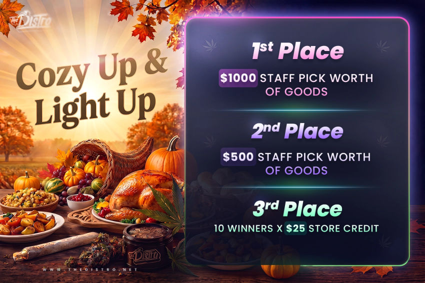 🎃💨 The Distro’s High Halloween Giveaway – Puff, Play & Win!