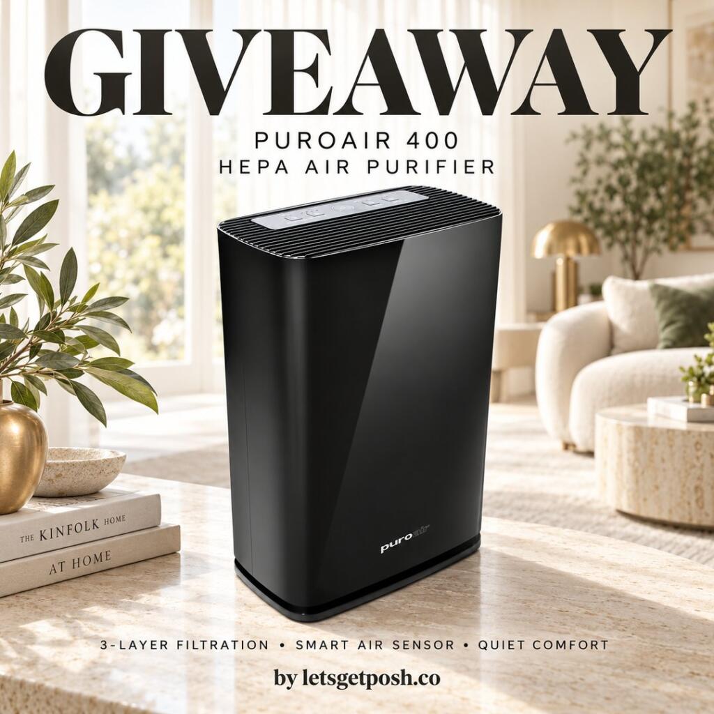🌬️✨ WIN A PUROAIR 400 HEPA AIR PURIFIER! ✨🌬️