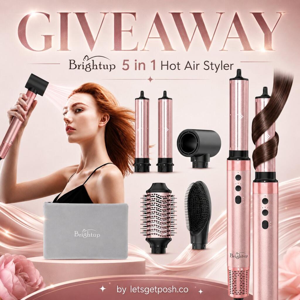 💗✨ WIN A BRIGHTUP 5-IN-1 HOT AIR STYLER & HAIR DRYER BRUSH! ✨💗