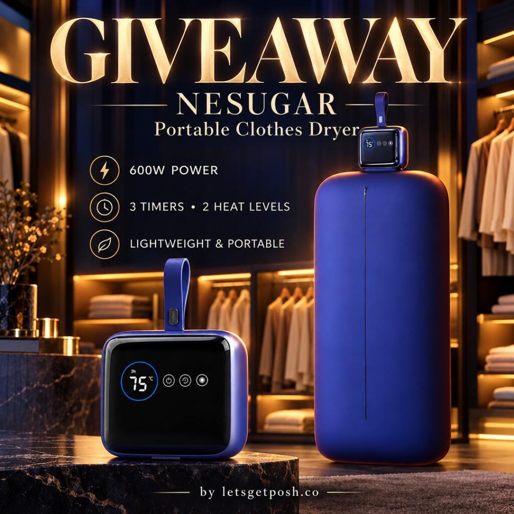 👕✨ WIN a Nesugar Portable Clothes Dryer! ✨✈️