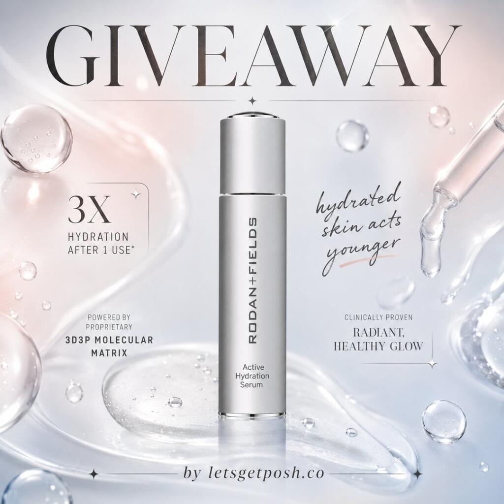 💧✨ RODAN + FIELDS ACTIVE HYDRATION SERUM GIVEAWAY! ✨💧