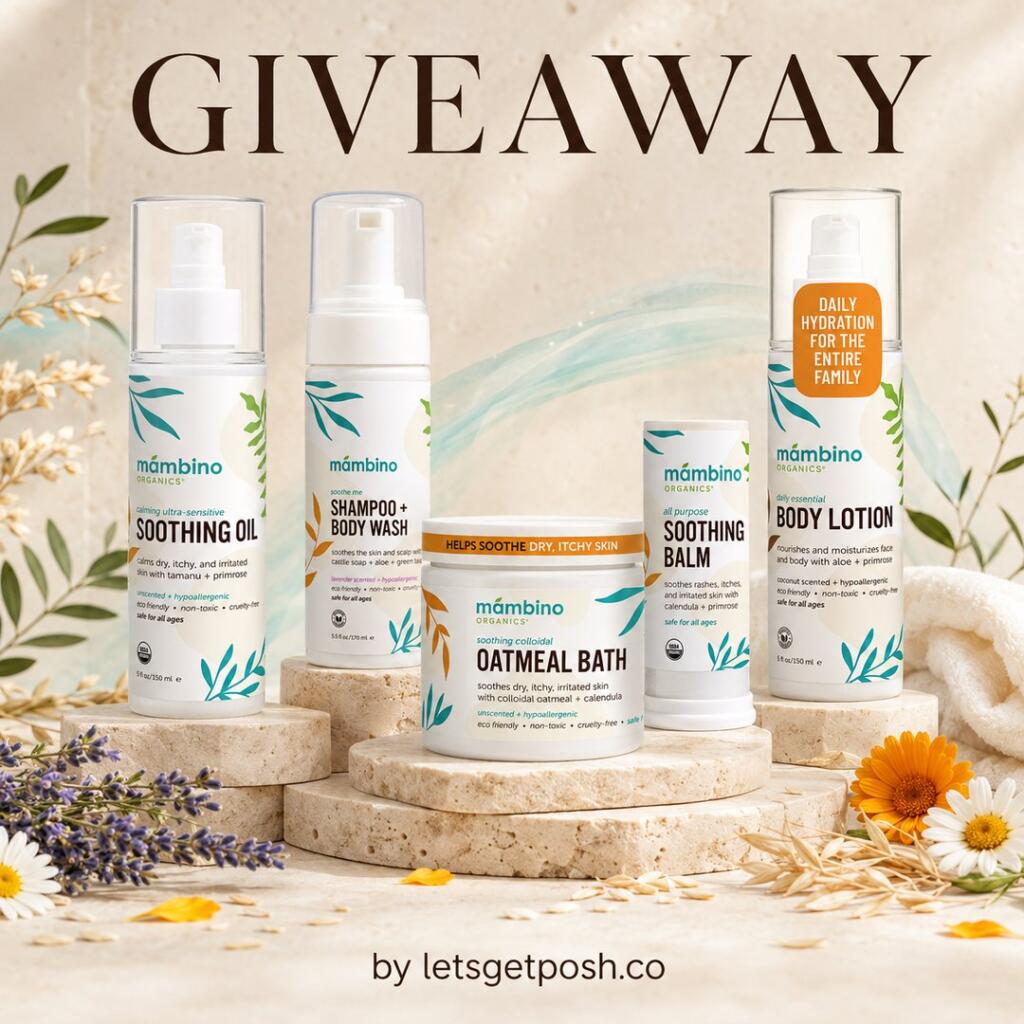 🌿🛁 Win the Mambino Organics 5-Piece Head-to-Toe Family Care Bundle! 🛁🌿