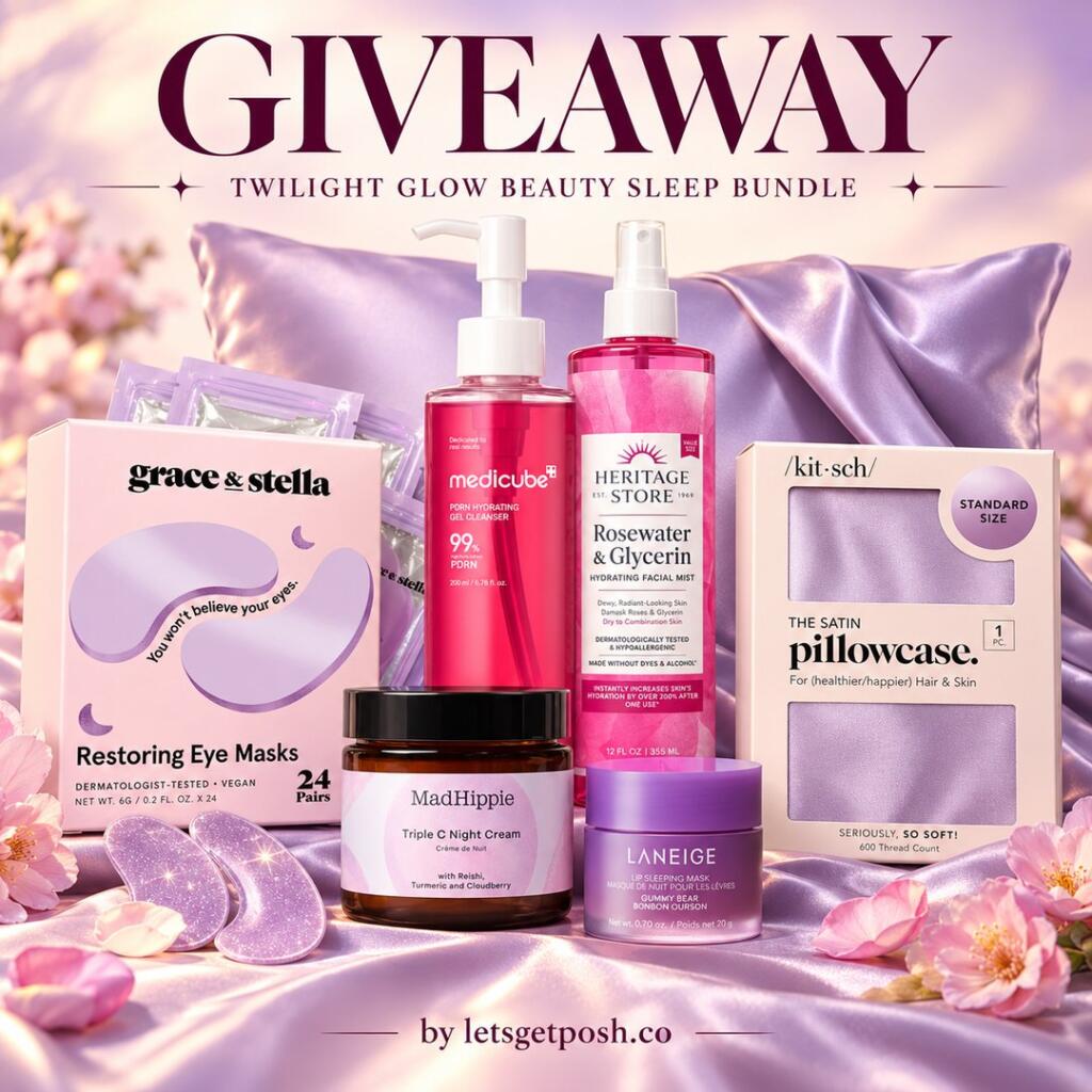 🌙💜 Win the Twilight Glow 6-Piece Beauty Sleep Bundle! 💜🌙