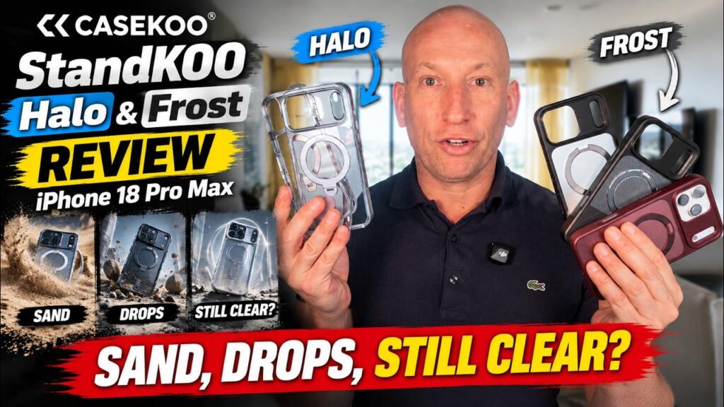 Win a CASEKOO StandKOO Halo or Frost iPhone 18 Pro Max Case