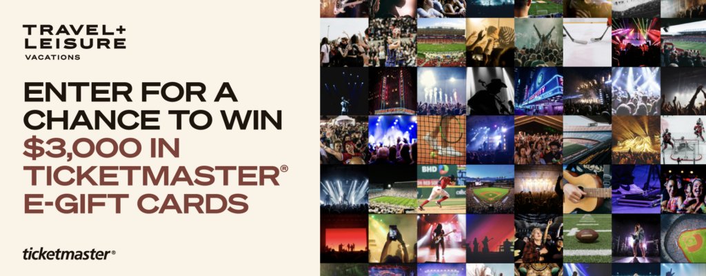 Travel + Leisure Vacations “Tickets For A Year” Sweepstake