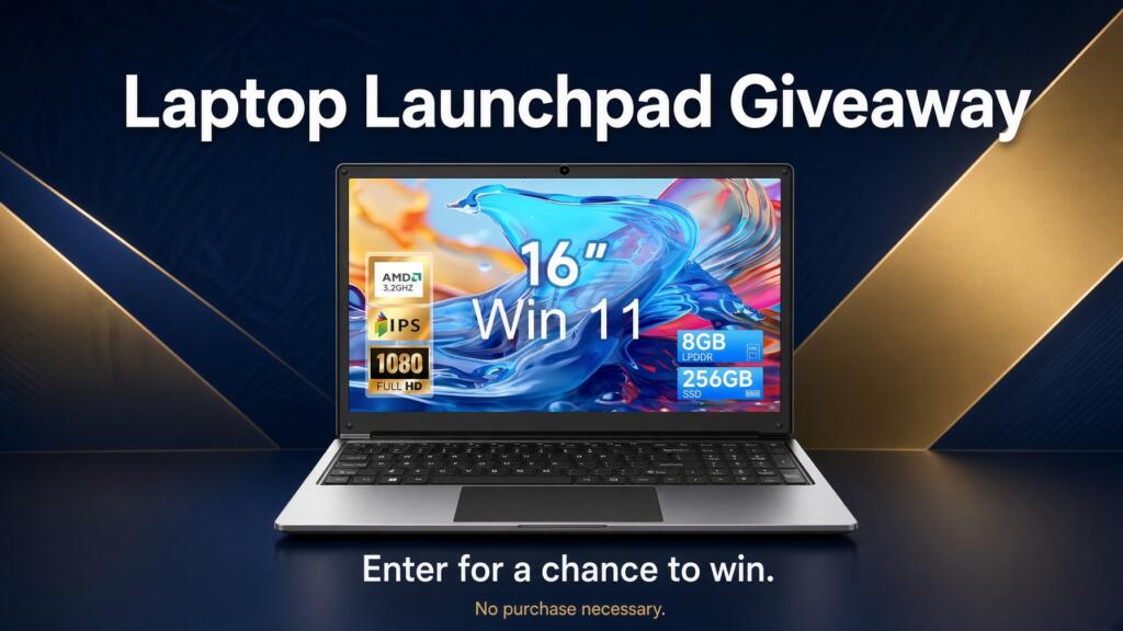 Sweepstakes Advantage Laptop Launchpad Giveaway