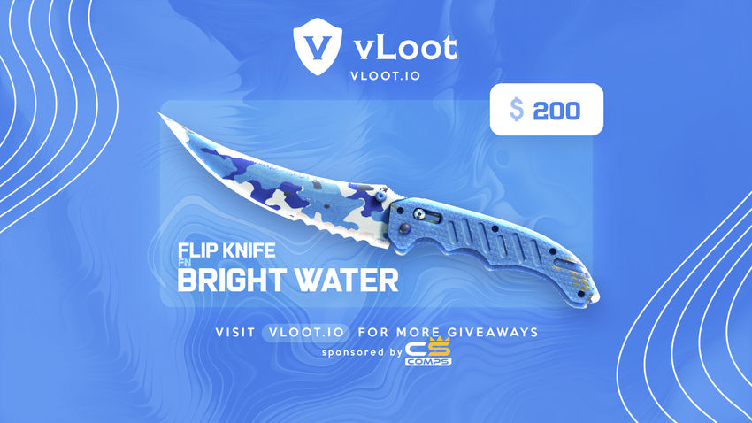 Flip Knife Bright Water Giveaway